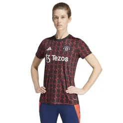 adidas Womens Mufc Preshi W T-Shirt in Black