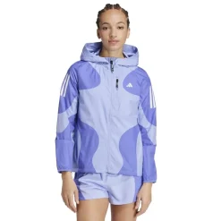 adidas Womens Otr B Cb Jacket Running Jacket in Blue