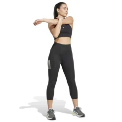 adidas Womens Own The Run Three Quarterleggings in Black