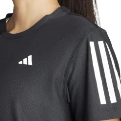adidas Womens Own The Run T-Shirt in Black