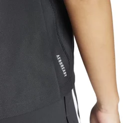 adidas Womens Own The Run T-Shirt in Black