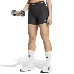 adidas Womens Techfit Gym Shorts in Black