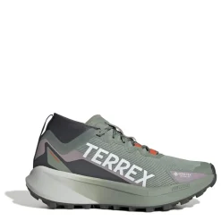 adidas Womens Terrex Agravic GorE-Tex Trail Running Shoes in Green