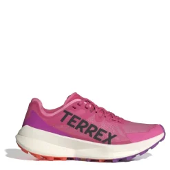 adidas Womens Terrex Agravic Speed Trail Running Shoes in Pink