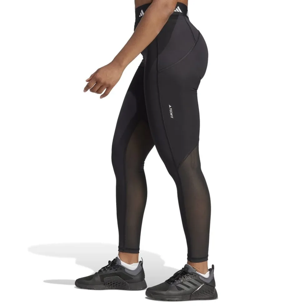 adidas Womens Tf Stash 1 1 L Gym Legging in Black