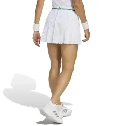 adidas Womens Wimbledon Pleated Skort in White