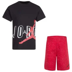 Air Jordan 2 Piece Short Set Infants in Red