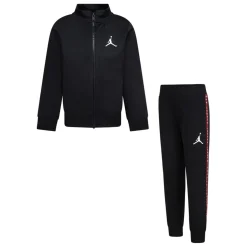 Air Jordan Tape Poly Tracksuit Infants in Black