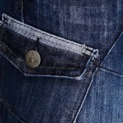 Airwalk Mens Belted Cargo Jeans in Blue