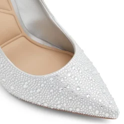 Aldo 2.0 Stiletto Heel High Pumps in Silver