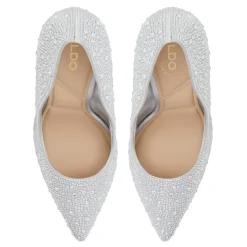 Aldo 2.0 Stiletto Heel High Pumps in Silver
