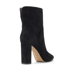 Aldo Ankle Block Heel High Heel Boots in Black