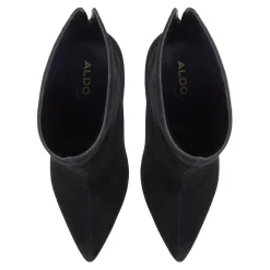 Aldo Ankle Block Heel High Heel Boots in Black