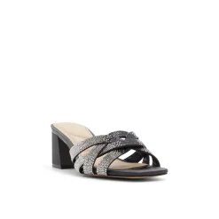 Aldo Curtsy Heel Sandals in Black