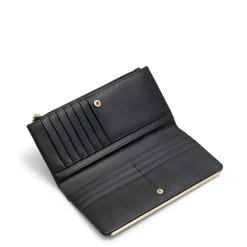 Aldo Elba Snake Skin Textured Wallet in Black