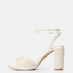 Aldo Heeled Sandals in White