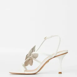 Aldo Heeled Sandals in White