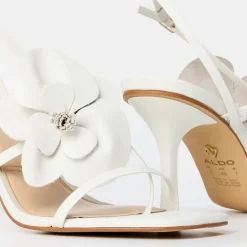 Aldo Heeled Sandals in White