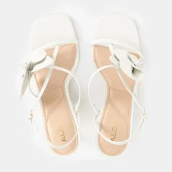 Aldo Heeled Sandals in White