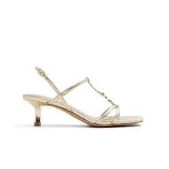 Aldo Josefina Toe Post Sandals in Gold