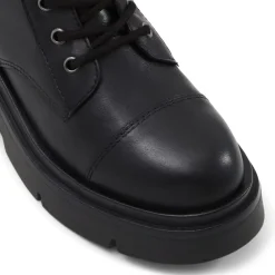 Aldo Marthia Motorcycle Chunky Heel Boots in Black