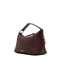 Aldo Ribbed Hobo Handbag with Detachable Strap in Neutral