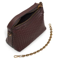 Aldo Ribbed Hobo Handbag with Detachable Strap in Neutral