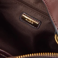 Aldo Ribbed Hobo Handbag with Detachable Strap in Neutral