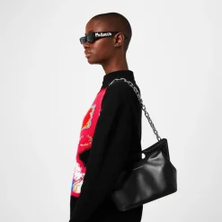 Alexander McQueen Mcqueen Sunglasses Am0404s in Black