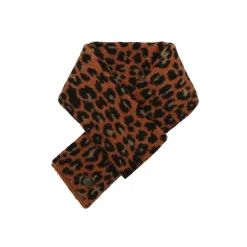 AllSaints Brs Leoprd Scrf in Neutral