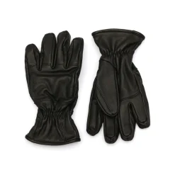 AllSaints Dd Logo Lthr Glv in Black