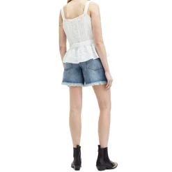 AllSaints Emmy Jean Shorts in Blue