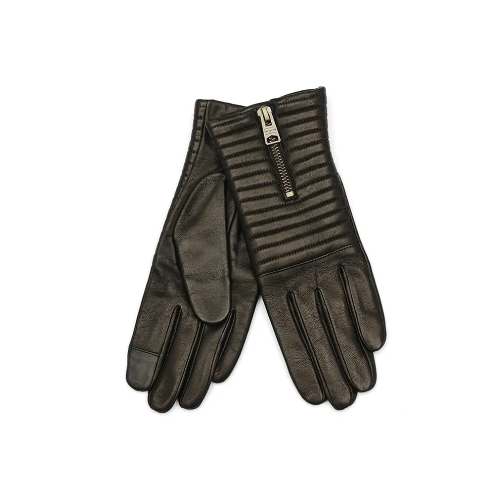 AllSaints Estella Lthr Glv in Black