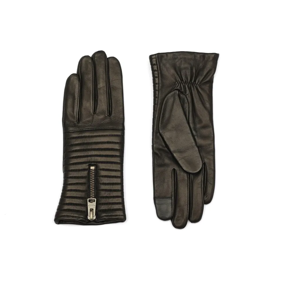 AllSaints Estella Lthr Glv in Black