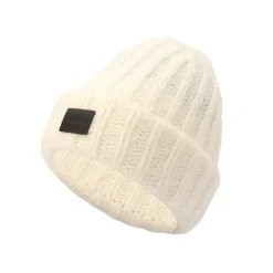 AllSaints Handknit Beanie in White