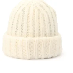 AllSaints Handknit Beanie in White