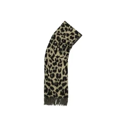 AllSaints Leopard Wvn Scf in Grey