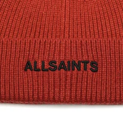AllSaints Logo Watch Cap in Red