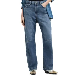 AllSaints Mia Carpenter Relaxed Jeans in Blue