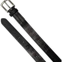AllSaints 30mm Crkd Belt in Black