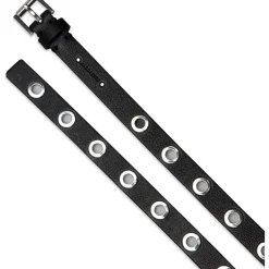 AllSaints 20mm Eyelet Belt in Black