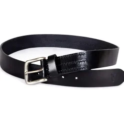 AllSaints 35mm Op Lg Belt in Black