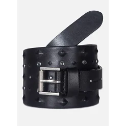 AllSaints 75mm Std Tp Belt in Black