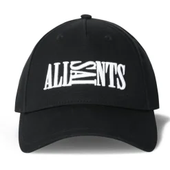 AllSaints Opps Bsball Cap in Black