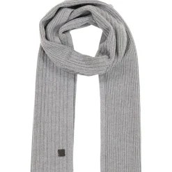 AllSaints Rib Mix Scarf in Grey