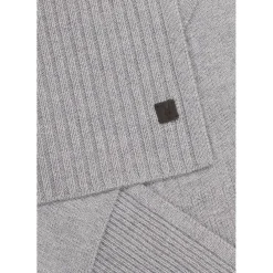 AllSaints Rib Mix Scarf in Grey