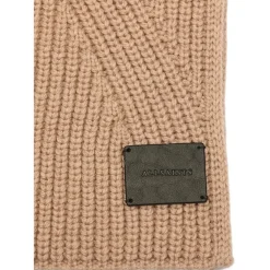 AllSaints Trv Rib Knt Scrf in Pink