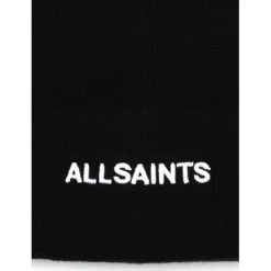 AllSaints Undrgrd L Beanie in Black