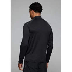 ALTRYN Mens Pike Tech Quarter Zip Top in Black