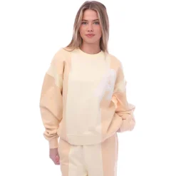 Ambush Varsity Crewneck Sweatshirt in Off White